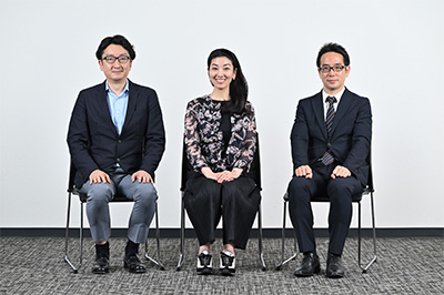 左から池口先生、坂井田さん、金子先生